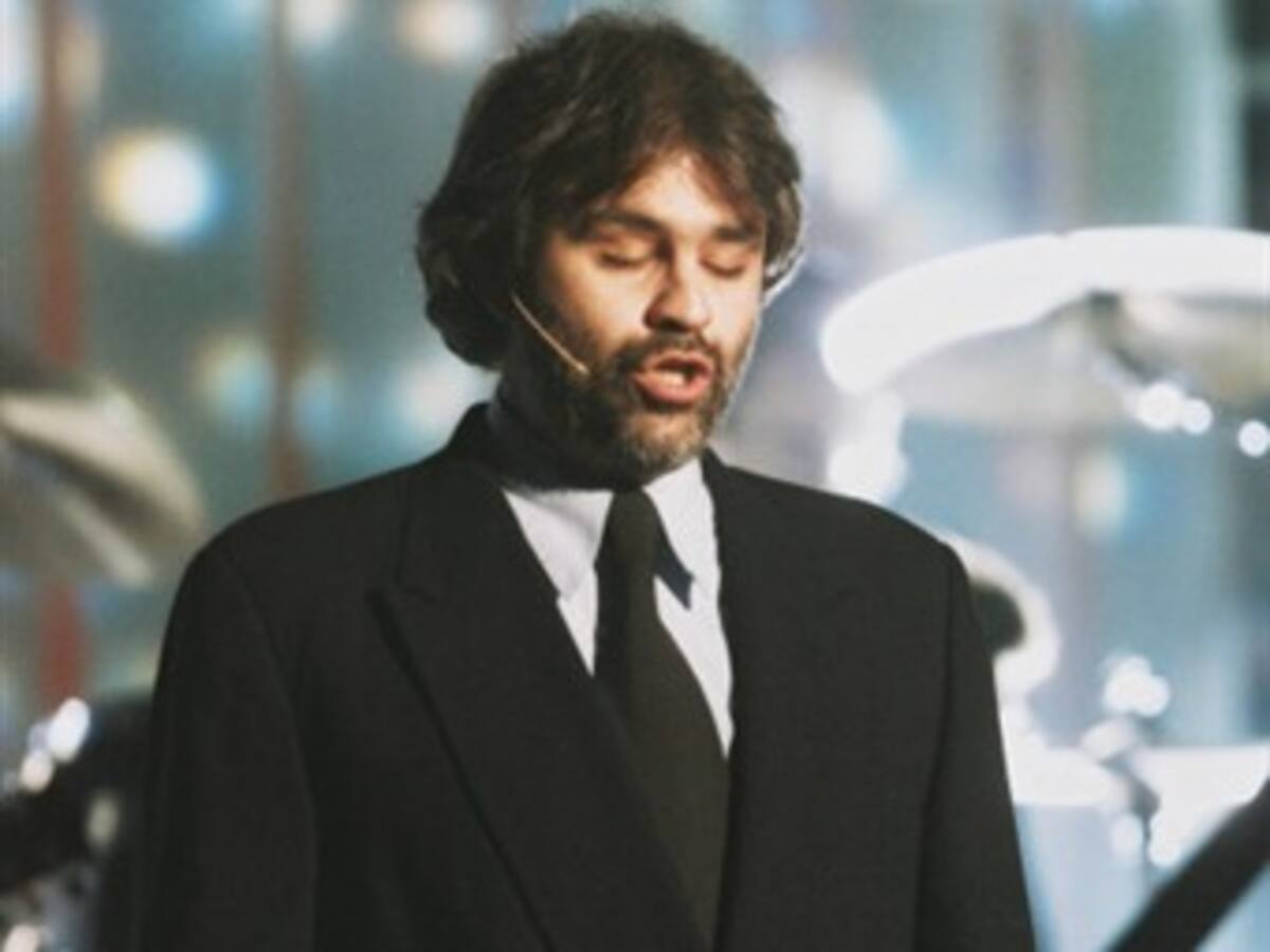 Andrea Bocelli se presentará en Colombia el 25 de marzo