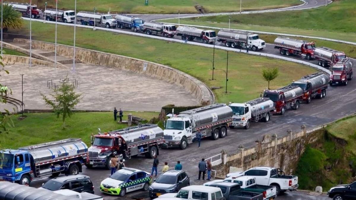 Boyacá pide 50 carrotanques al Gobierno Nacional ante aumento de municipios con desabastecimiento