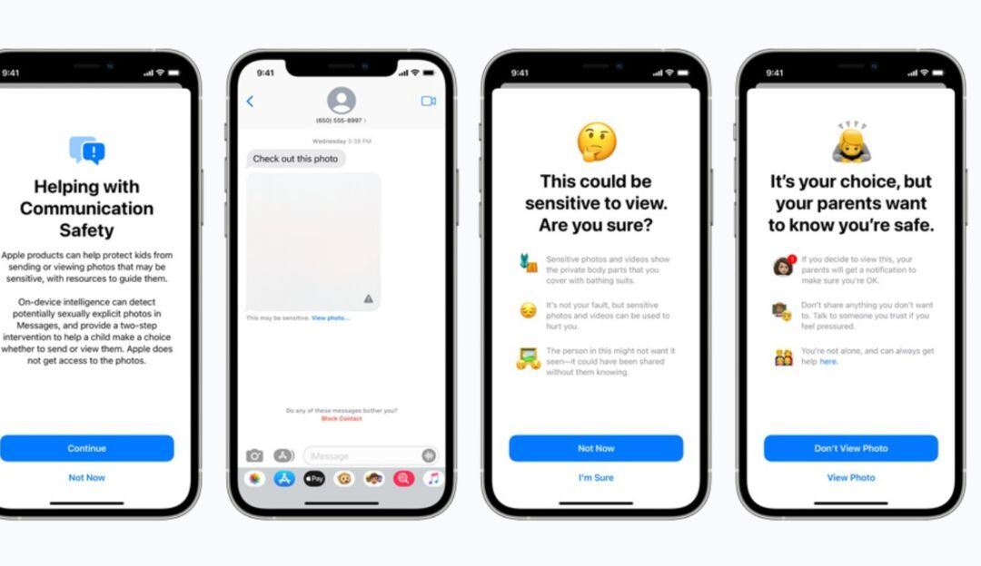 Herramientas de Apple contra la explotación infantil