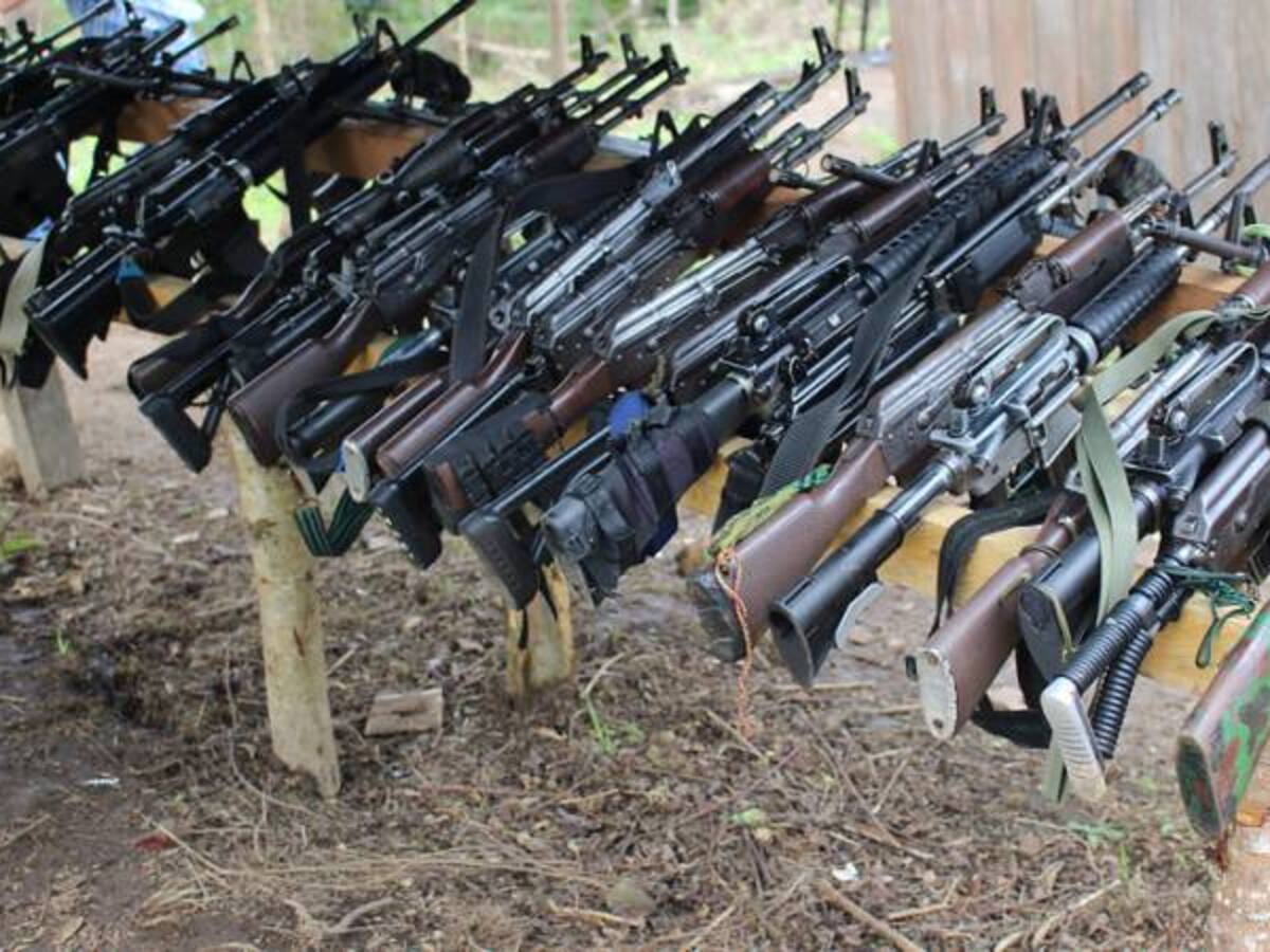 Decomisan nuevo cargamento con armas de fuego de contrabando