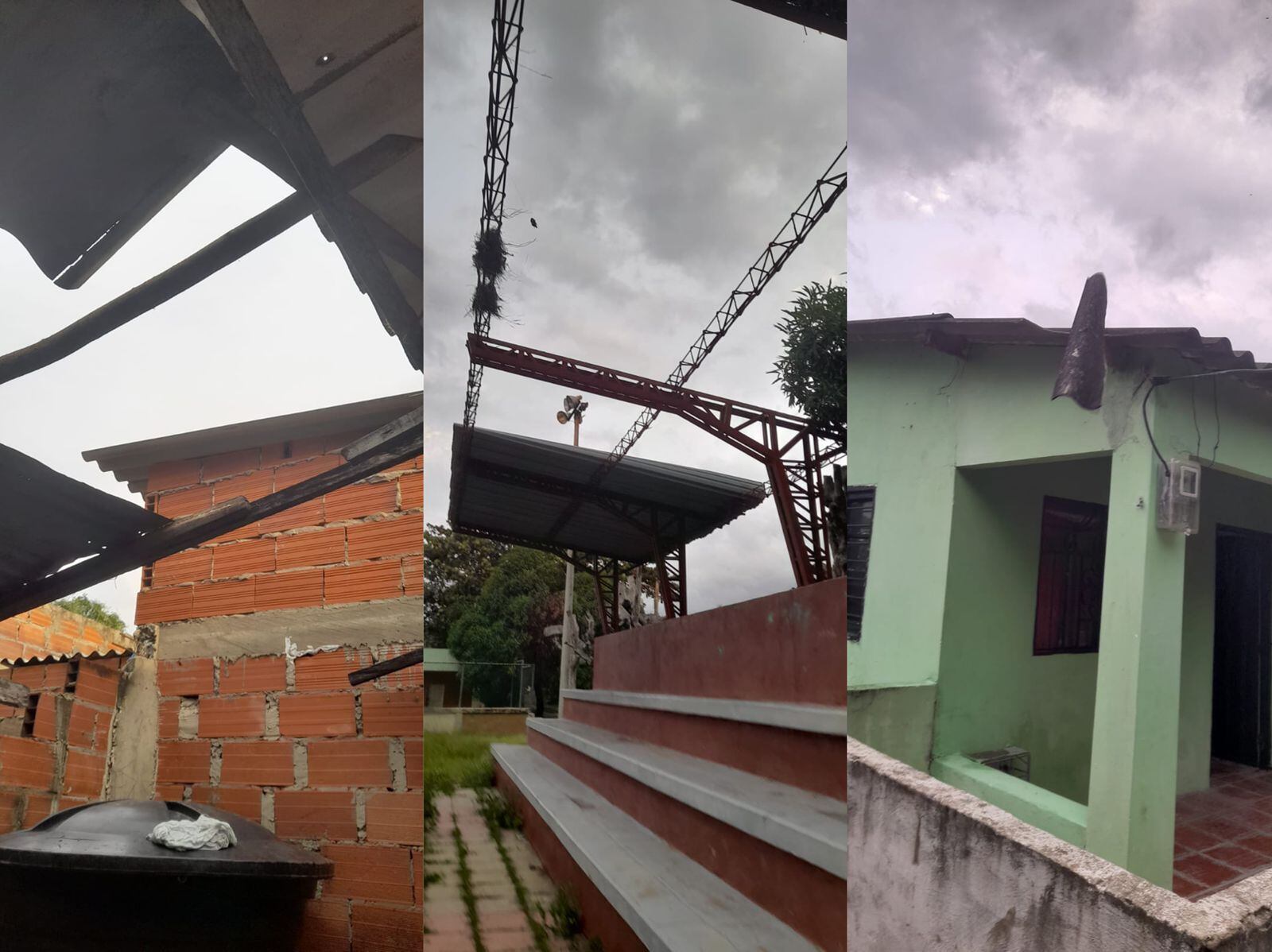 Daños en algunas edificaciones - Foto: cortesía.