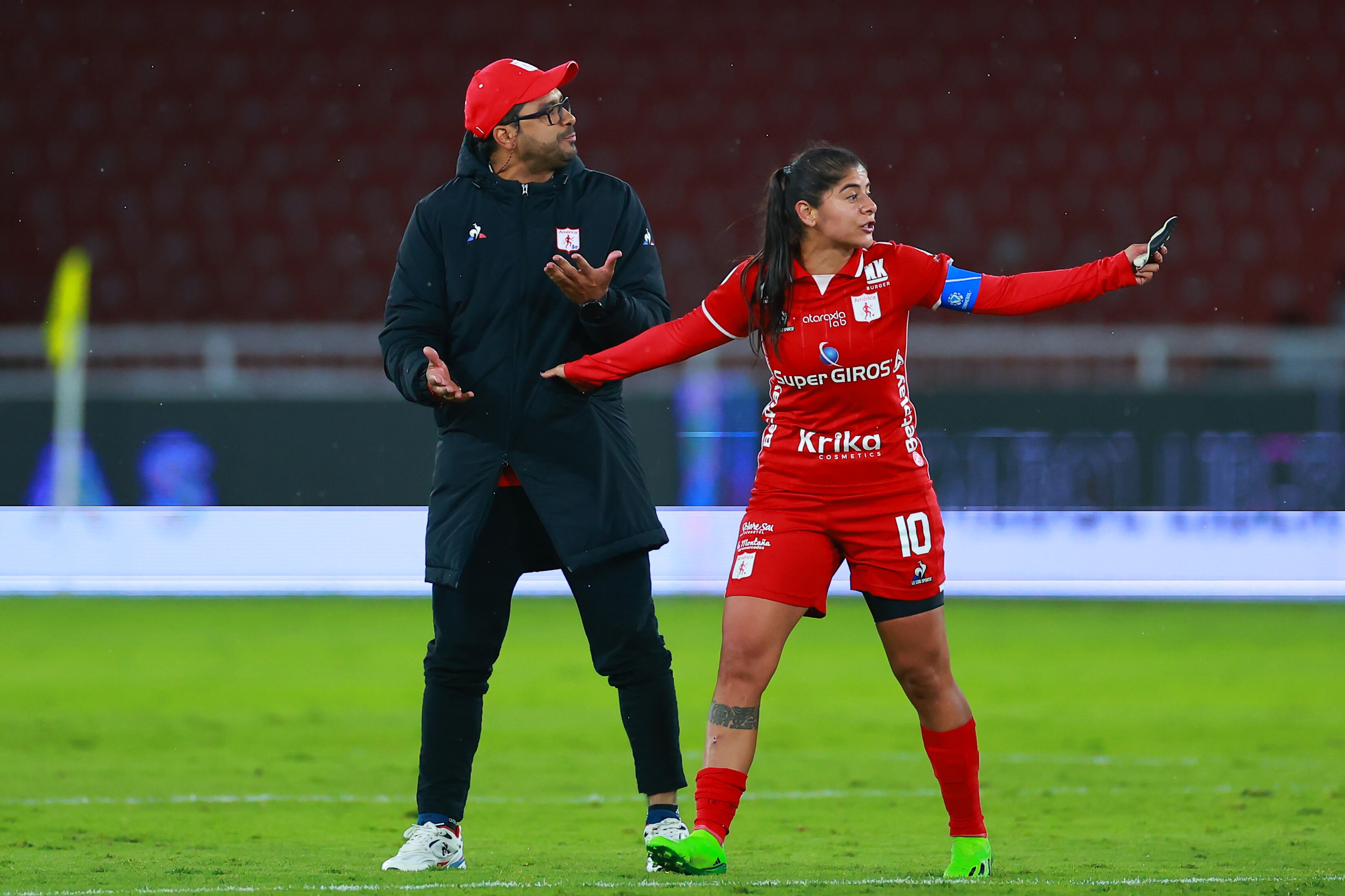 Andres y Catalina Usme (Photo by Hector Vivas/Getty Images)