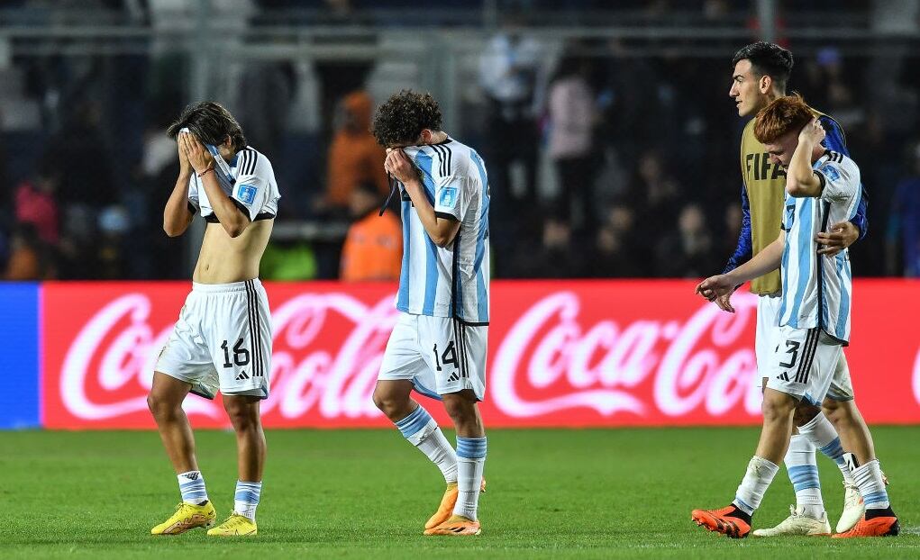Argentina cayó eliminado del Mundial Sub-20 a manos de Nigeria (Photo by Marcelo Endelli - FIFA/FIFA via Getty Images)