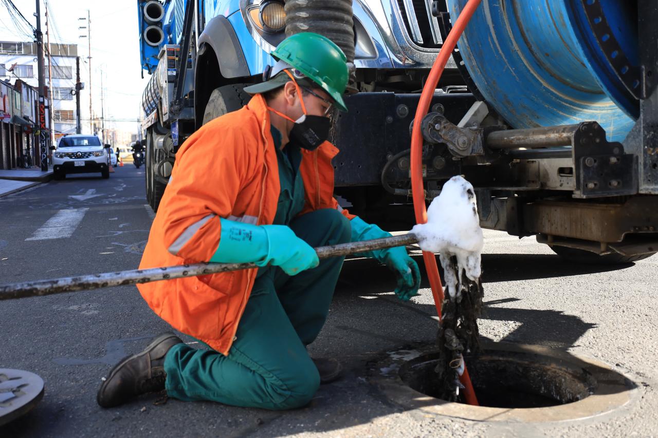 Limpieza de alcantarillas