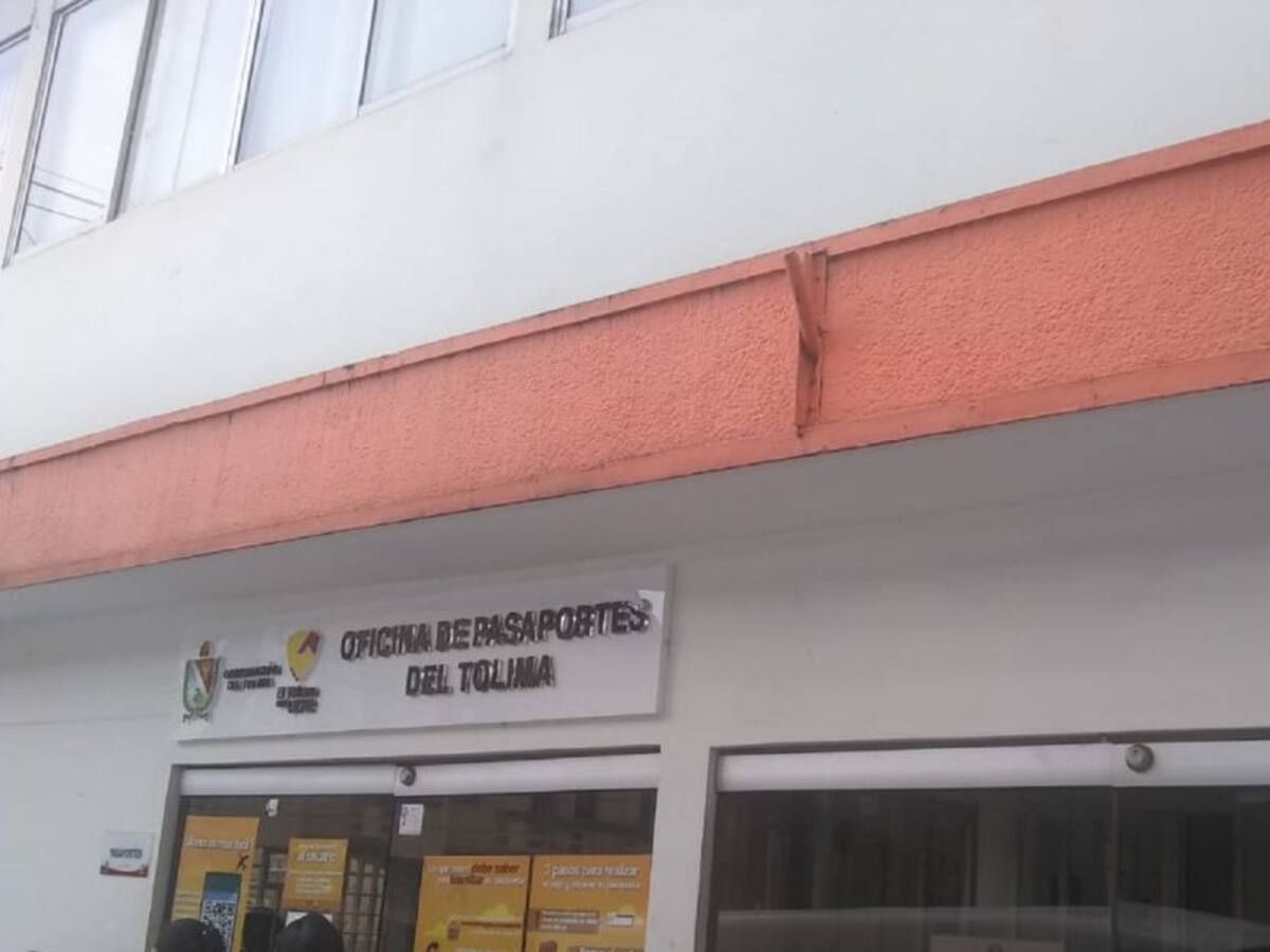 Caos en la oficina de pasaportes del Tolima