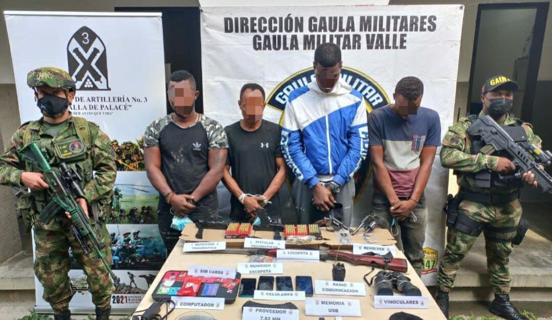 Capturados falsos disidentes de las Farc que extorsionan en el Valle