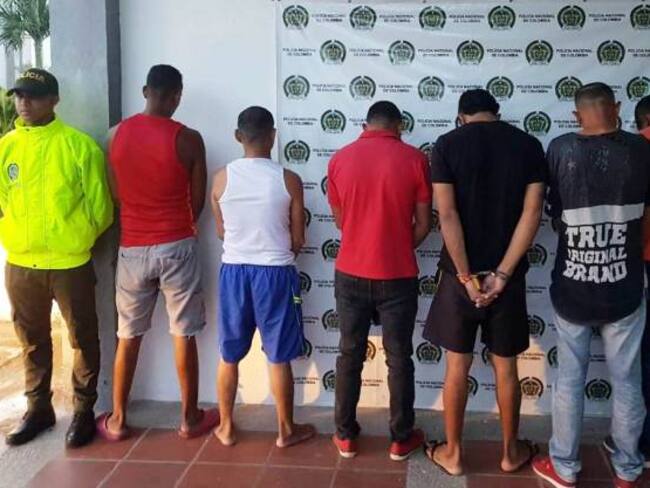 A la cárcel seis presuntos atracadores en Magangué Bolívar