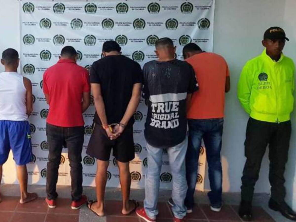 A la cárcel seis presuntos atracadores en Magangué Bolívar
