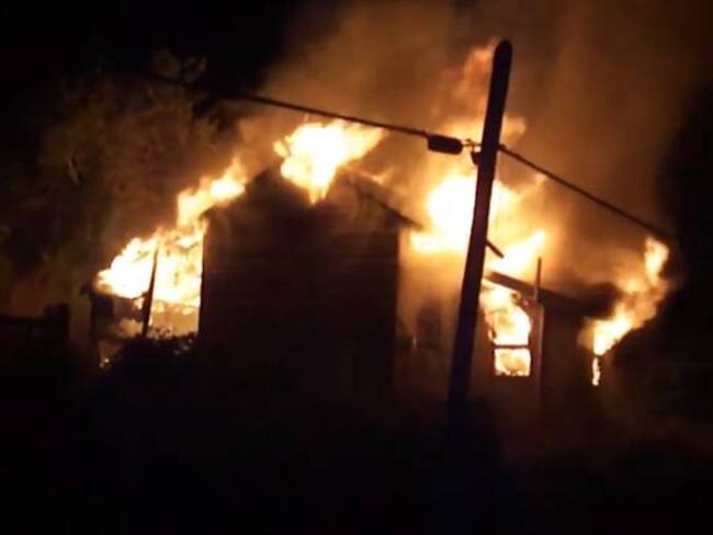 Cuatro viviendas y un negocio quedaron destruidos por incendio en Murindó