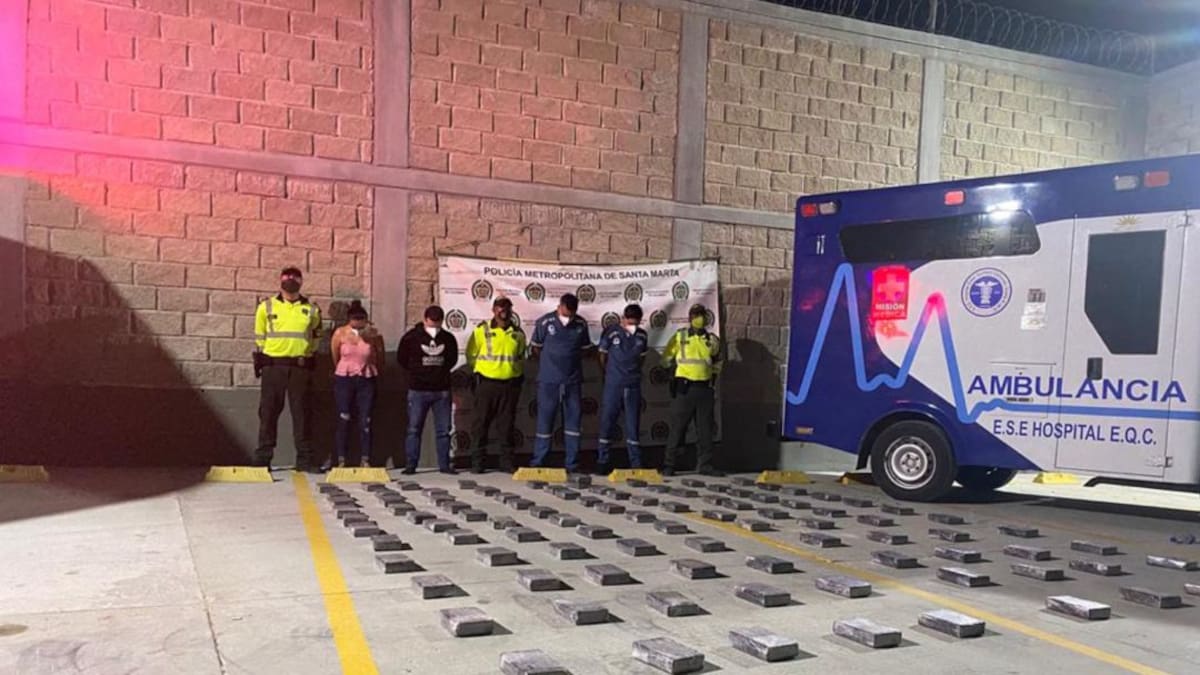Interceptan narcoambulancia que iba para Santa Marta con falso paciente