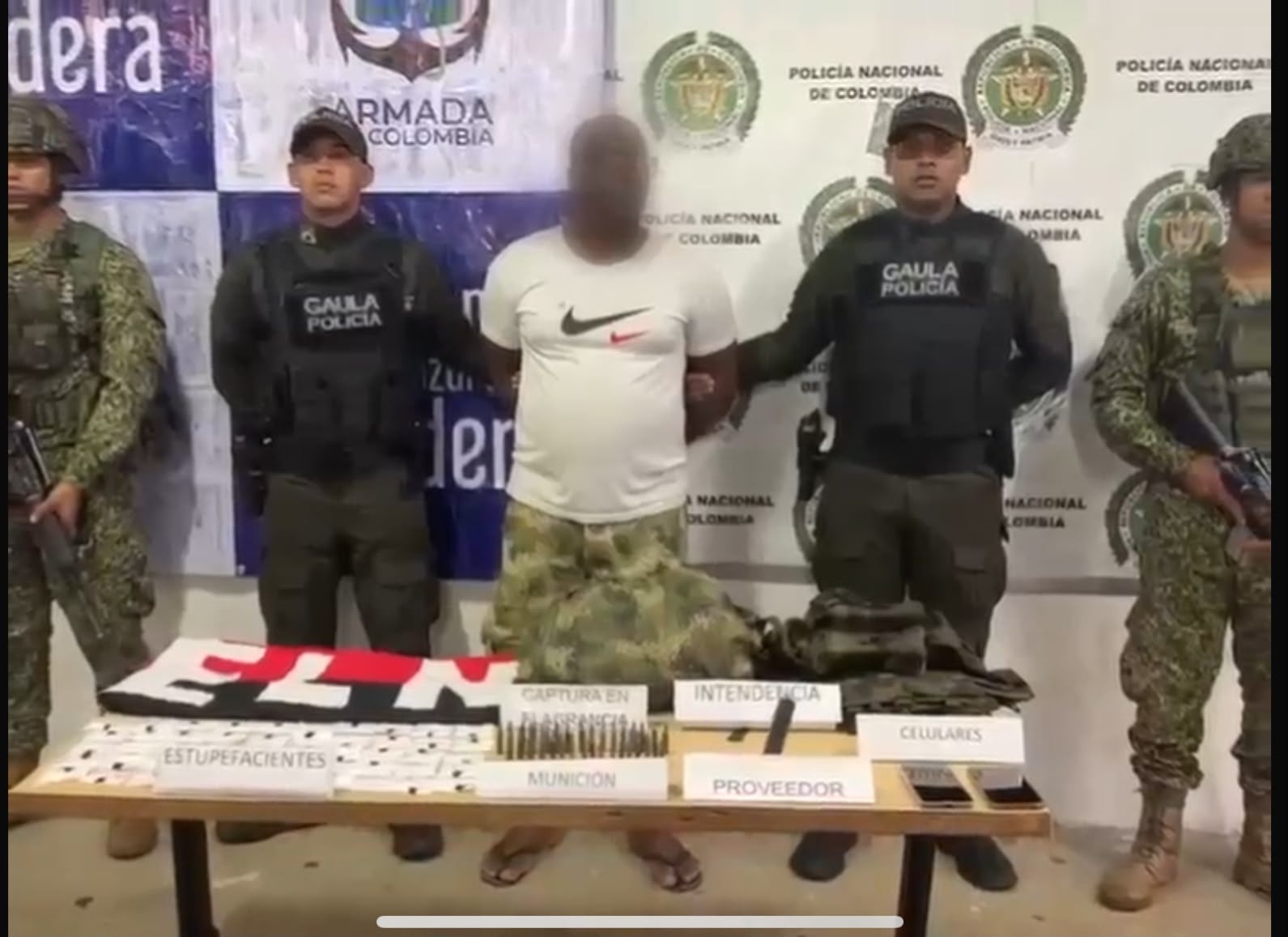 Cayeron dos guerrilleros extorsionistas de disidencias FARC y ELN en el Valle