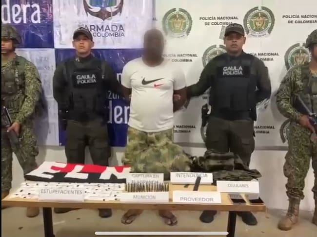 Cayeron dos guerrilleros extorsionistas de disidencias FARC y ELN en el Valle