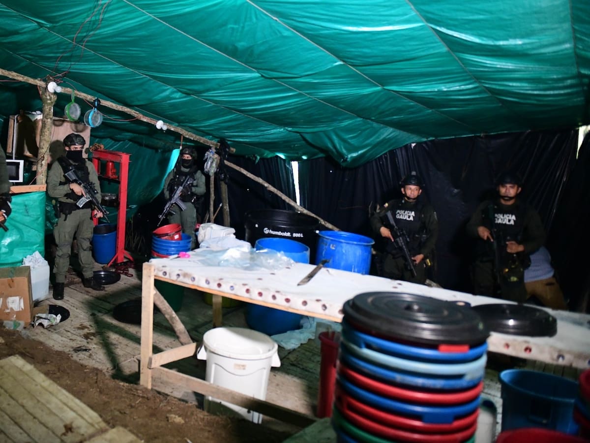 En Altavista desmantelaron un laboratorio de cocaína del grupo ilegal Los Chivos