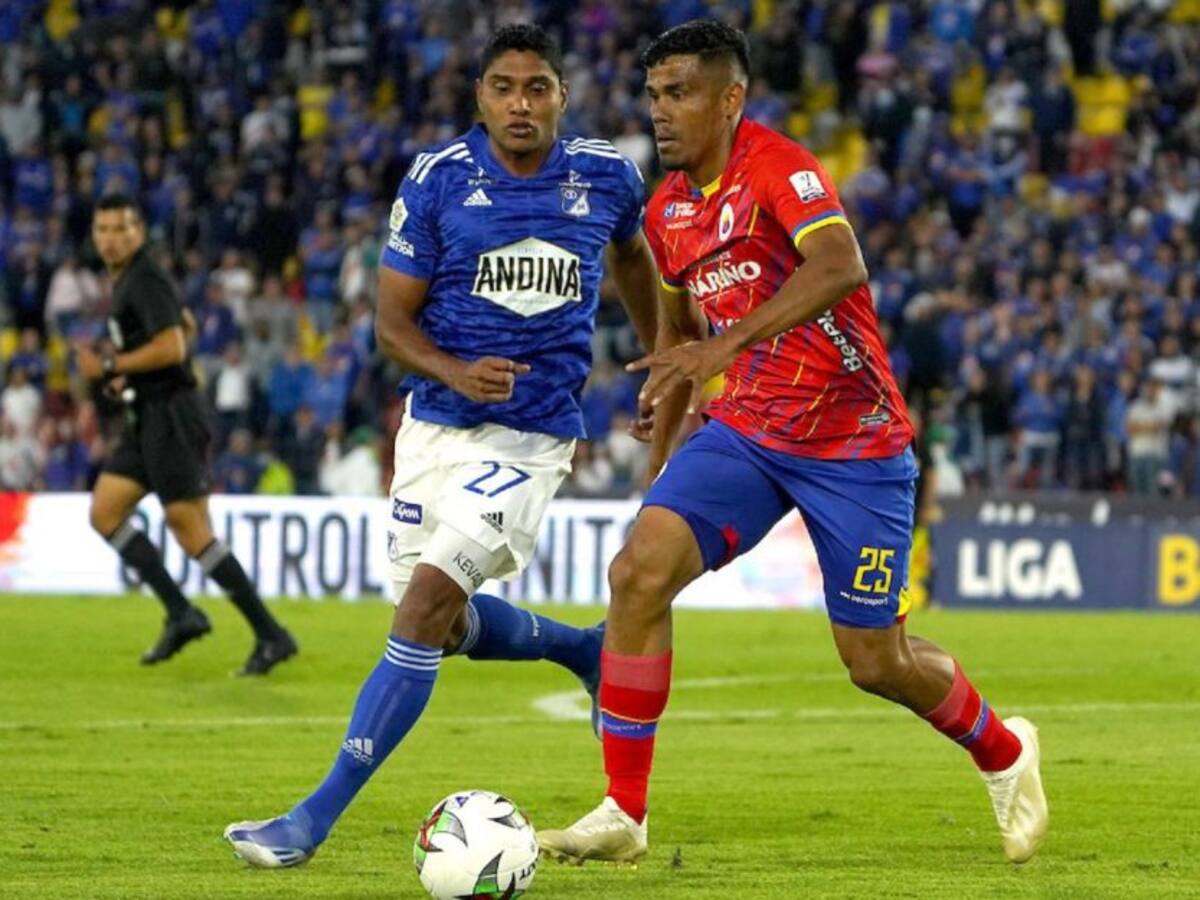 Millonarios deja escapar tres puntos ante Pasto en su estreno de Liga