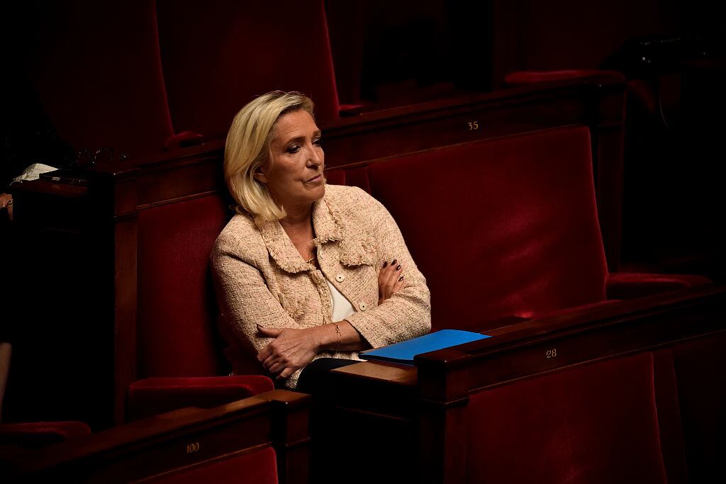 Marine Le Pen. (Photo by Thierry NECTOUX/Gamma-Rapho via Getty Images)