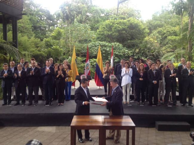 Presidente Santos anuncia fondo conjunto para la protección del ecosistema amazónico