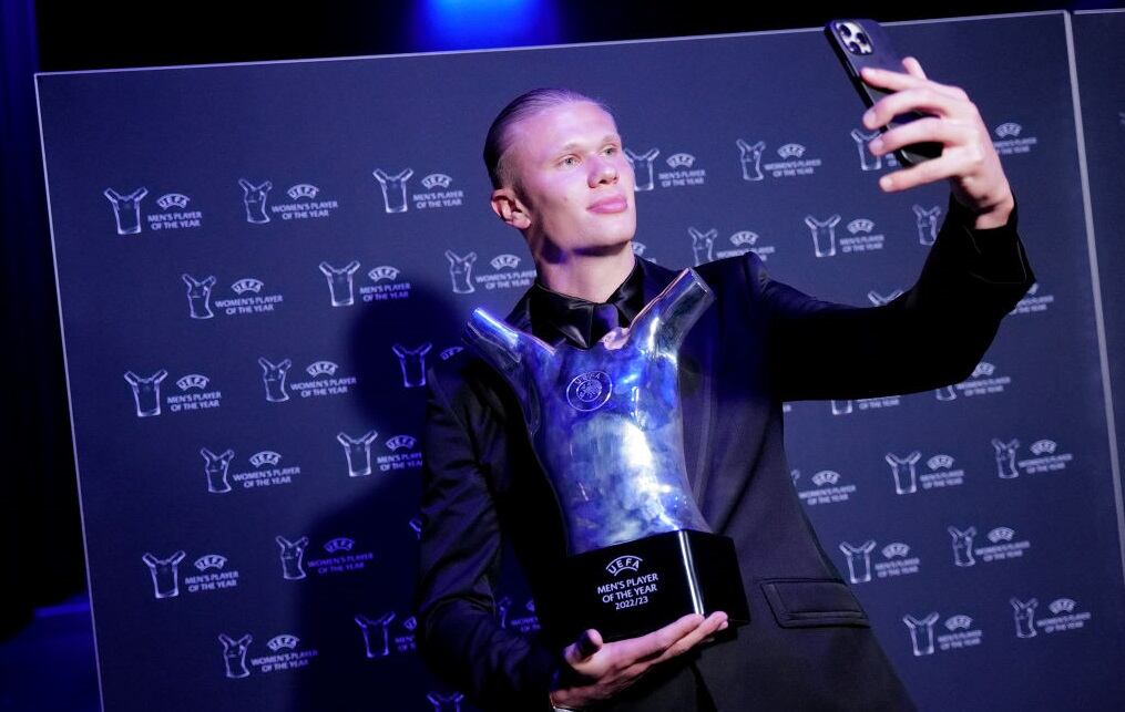 Erling Haaland, elegido Mejor jugador de Europa (Photo by Claudio Lavenia - UEFA/UEFA via Getty Images)