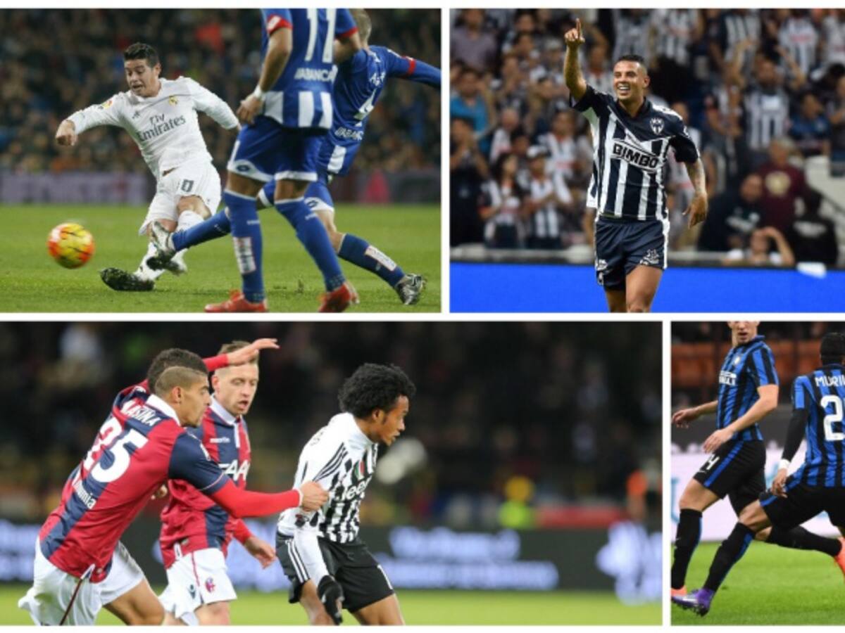 Bacca y Teo cerraron la jornada de los jugadores de Selección por el mundo
