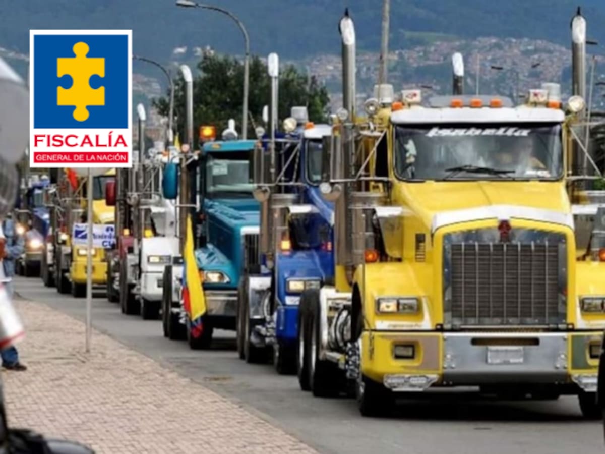 Fiscalía abrió indagación por 36 bloqueos viales en medio del paro de transportadores