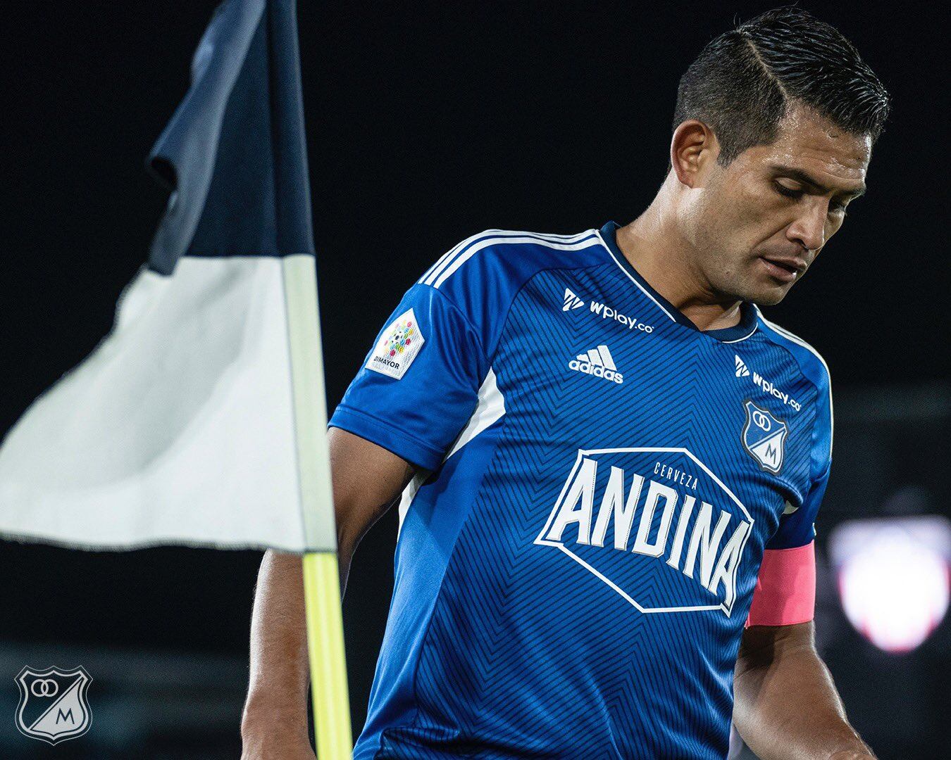 David Mackalister Silva, capitán de Millonarios / Twitter: @MillosFCOficial.