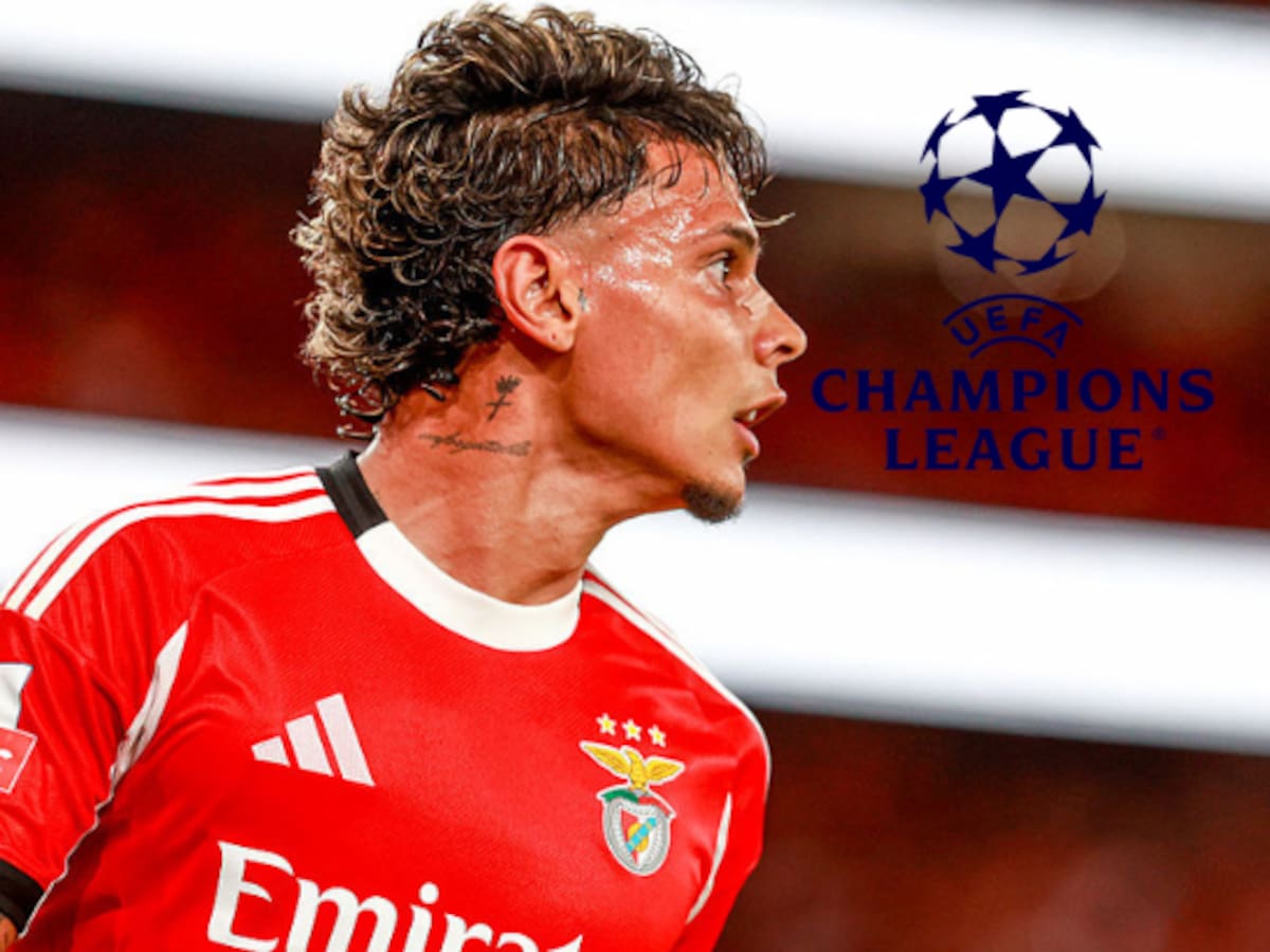 Richard Ríos inicia la fase liga de Champions League con Benfica: Hora y cómo seguir al colombiano