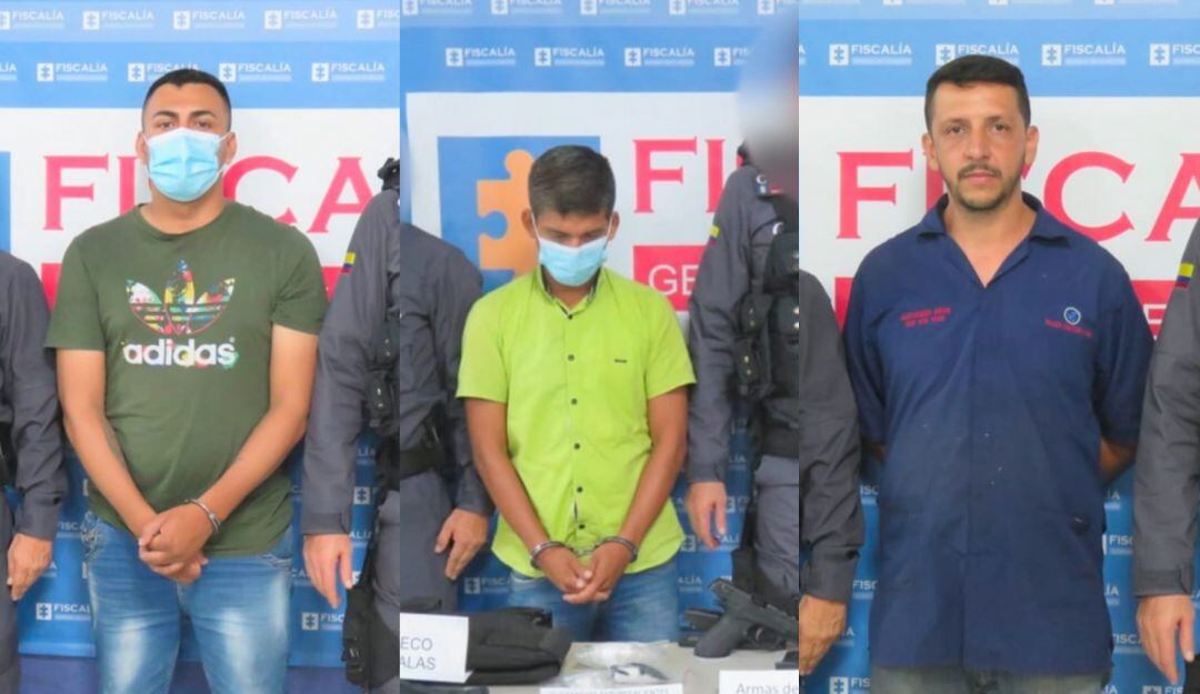 Presuntos integrantes de Los del Sur 