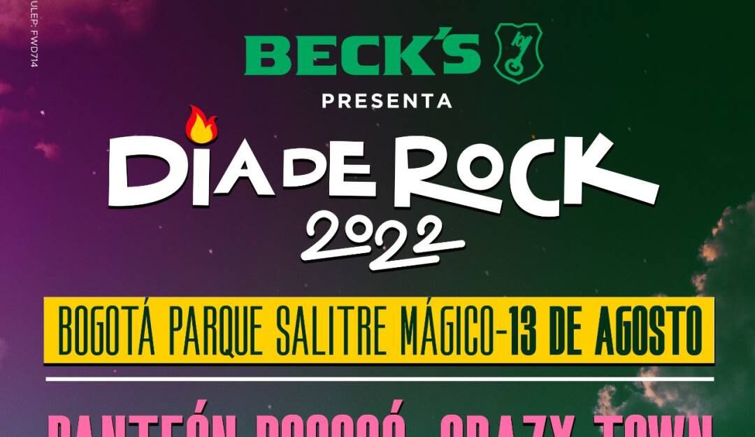Cartel día del Rock Colombia / Cortesía: Sonora Entretenimiento
