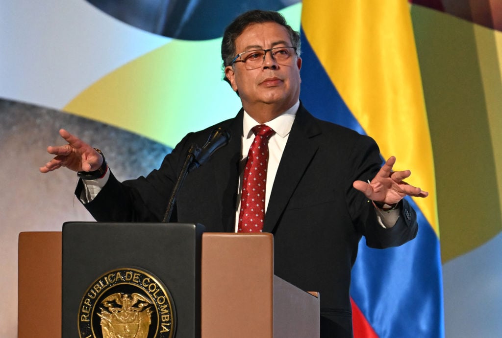 Gustavo Petro. (Photo by RAUL ARBOLEDA/AFP via Getty Images)