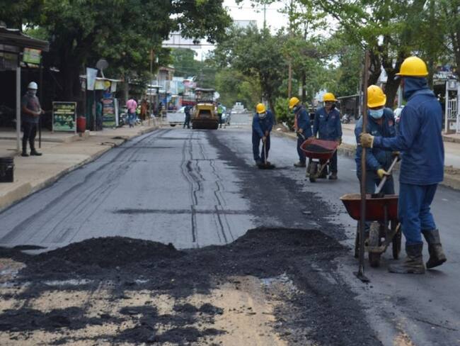 En Neiva avanza intervención de vías urbanas.