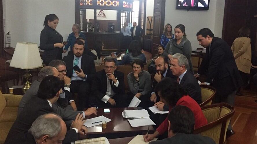 Uribismo y La U. Foto: Prensa Partido de La U