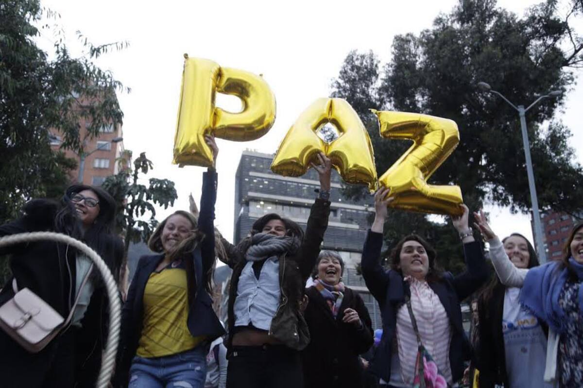 Bogotanos celebraron el fin de los díalogos y se preparan para votar el plebiscito. 
