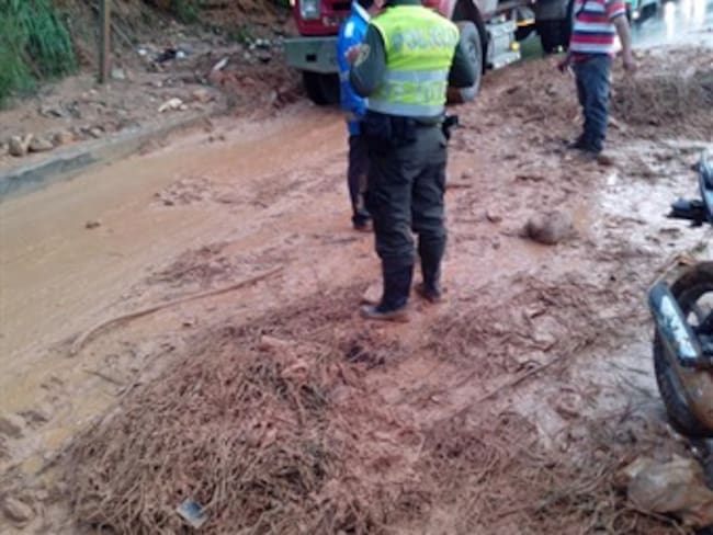 60 familias damnificadas por fuerte aguacero en Bucaramanga