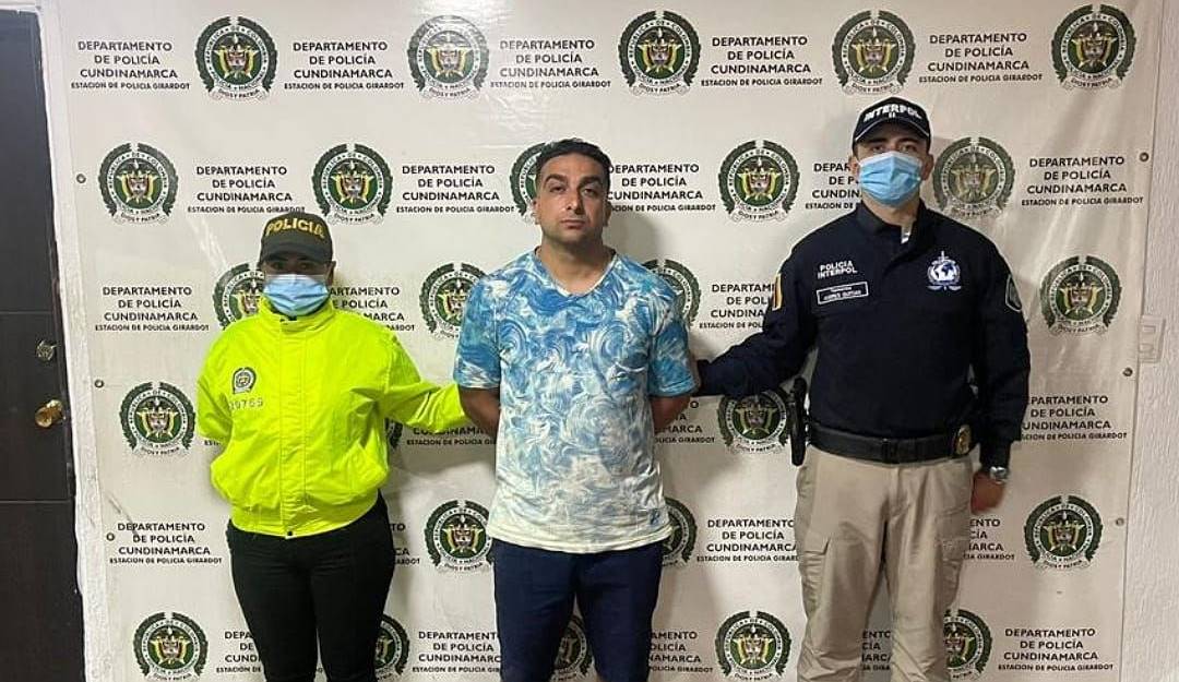 Capturado ciudadano turco que se dedicaba al tráfico de droga y al lavado de dinero en el país / Policía Nacional de Colombia