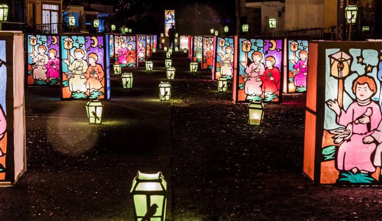 Son 204 alumbrados que estarán participando del concurso que se hace en el marco del festival.