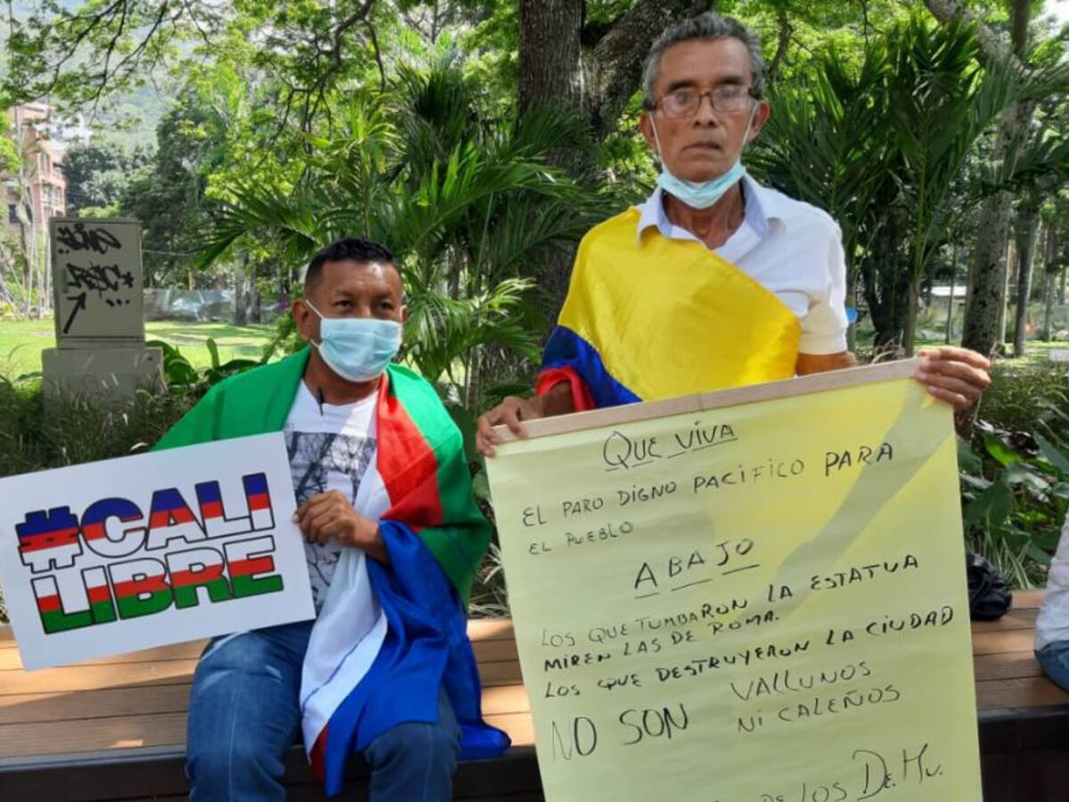 En fotos la marcha del silencio en Cali