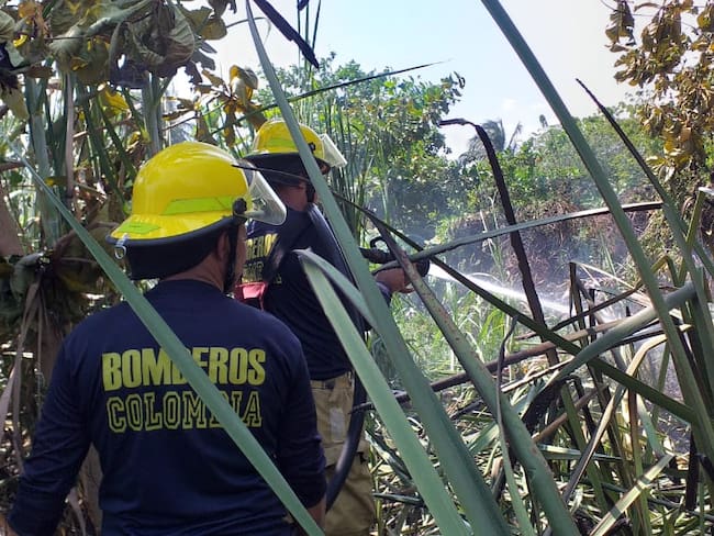 Cortesía Cuerpo de Bomberos Voluntarios de Sabanagrande