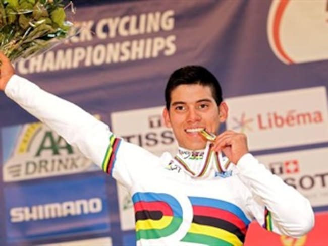 Edwin Avila lidera clasificación mundial de la prueba por puntos UCI
