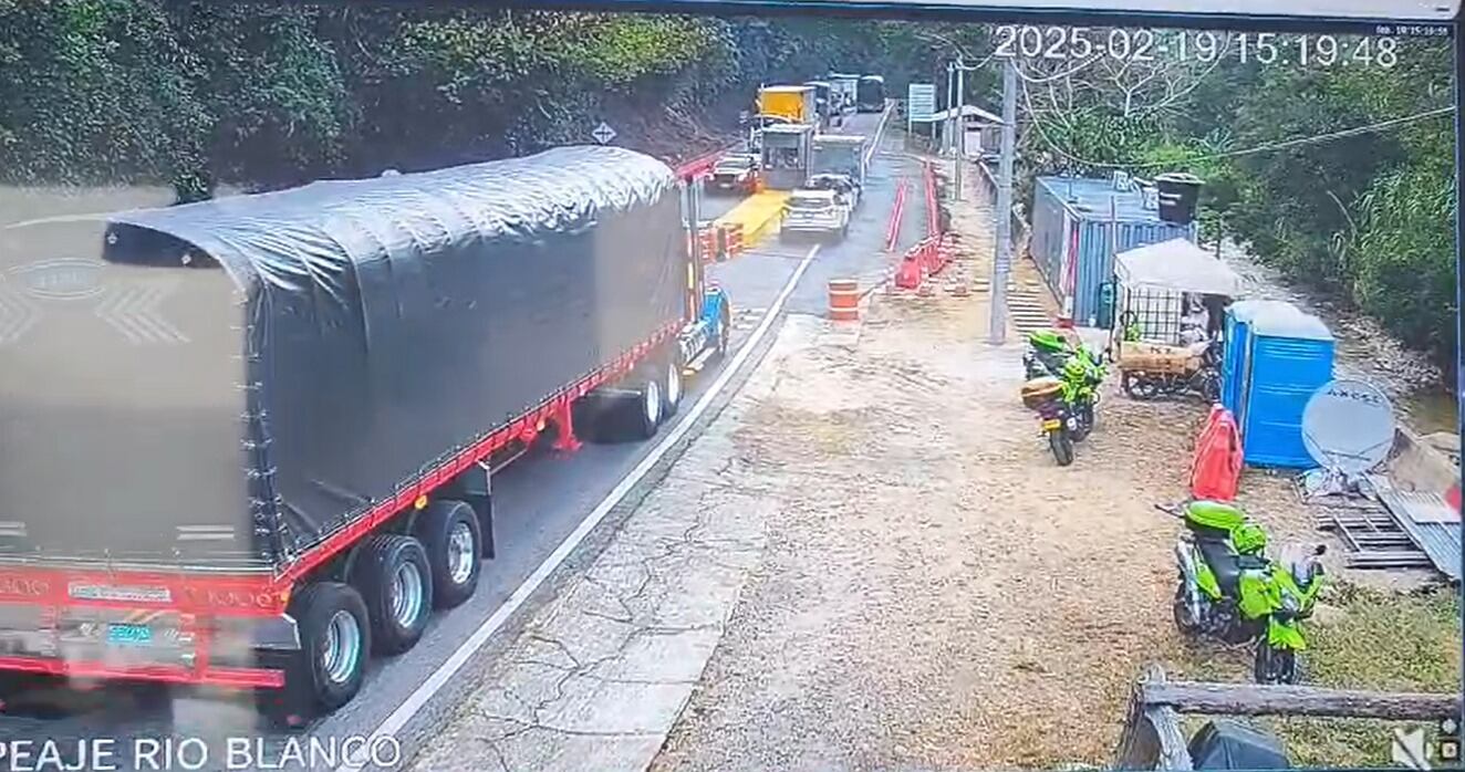 Empezó a funcionar la caseta temporal del peaje Río Blanco.