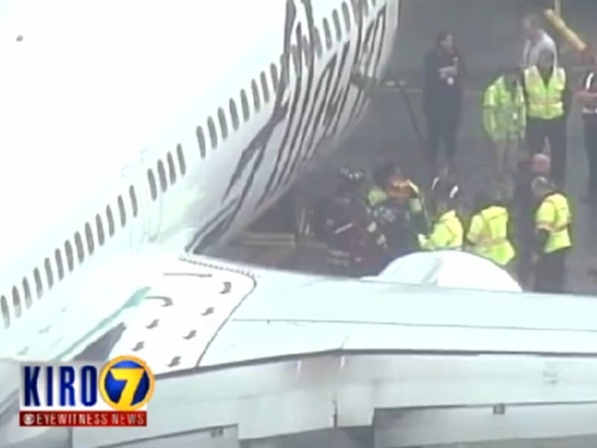 Vuelo de Alaska Airlines aterriza por gritos en la zona de carga