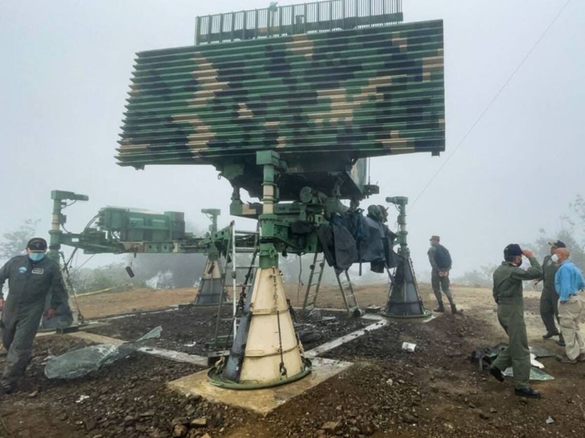Radar ecuatoriano para detectar vuelos del narcotráfico explotó