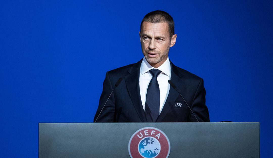 Aleksander Čeferin, presidente de la UEFA.