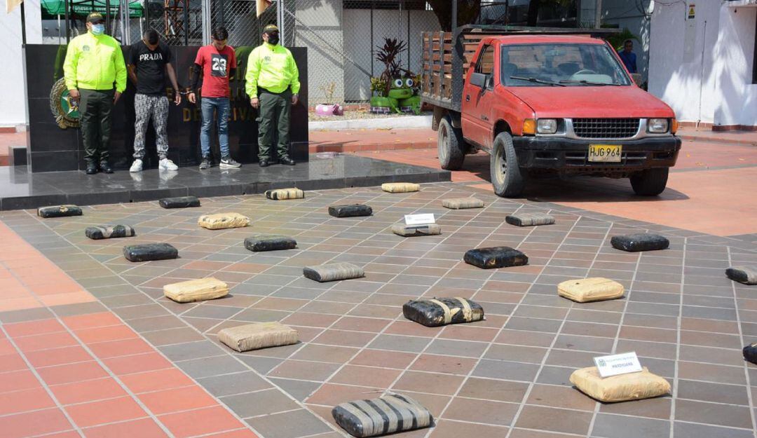 El estupefaciente tenía como destino fijo Neiva y Villavicencio. 