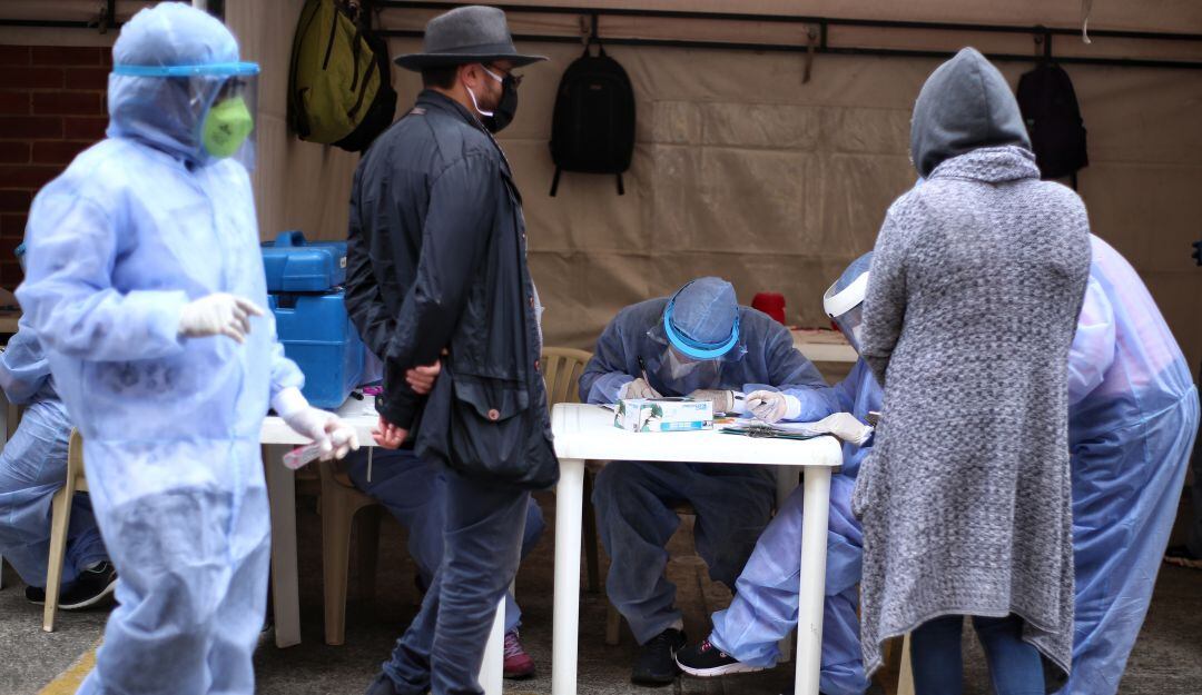 Punto de pruebas PCR en Bogotá