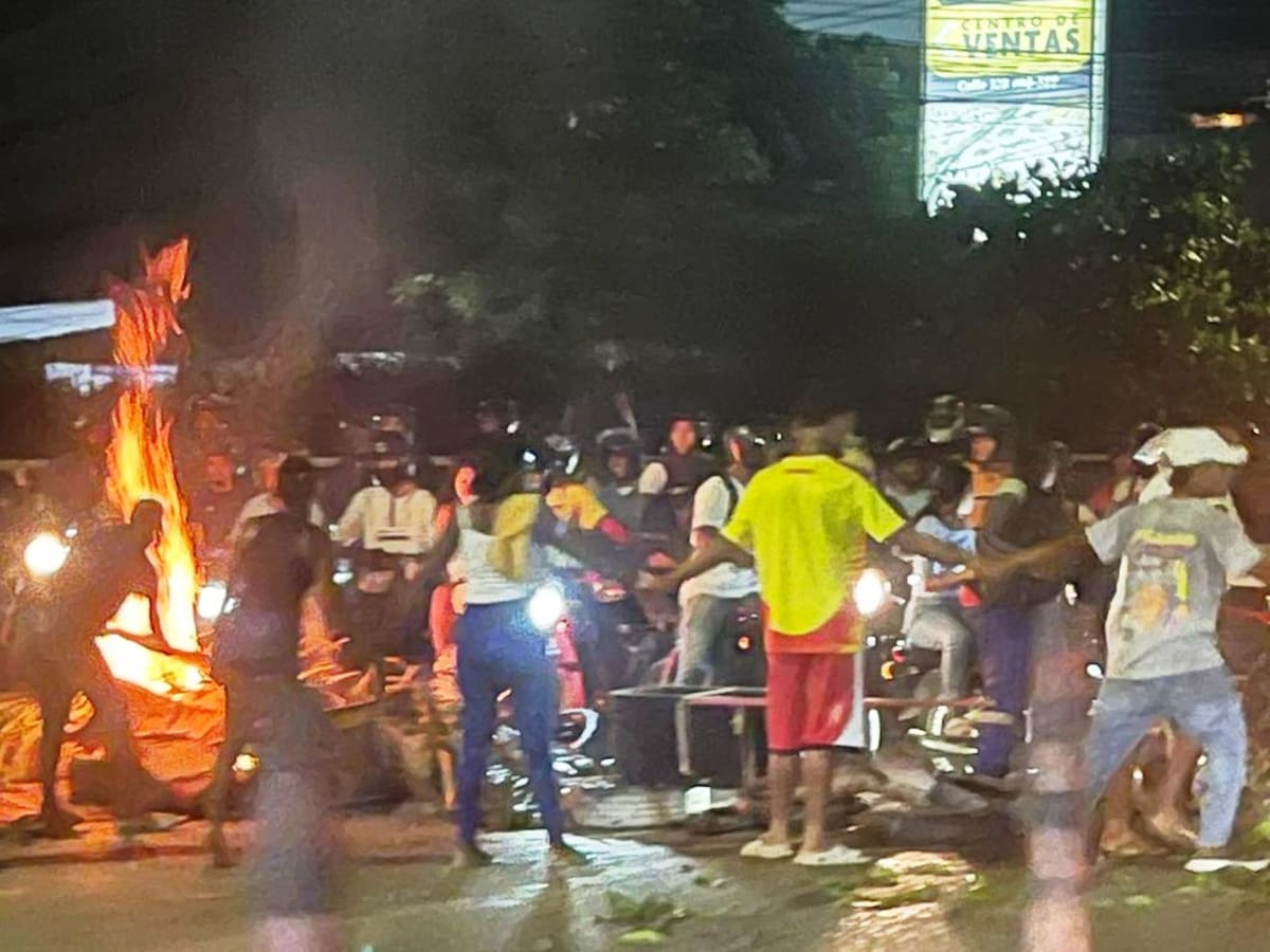 Protestas en el sur de Cartagena por la falta del servicio de energía