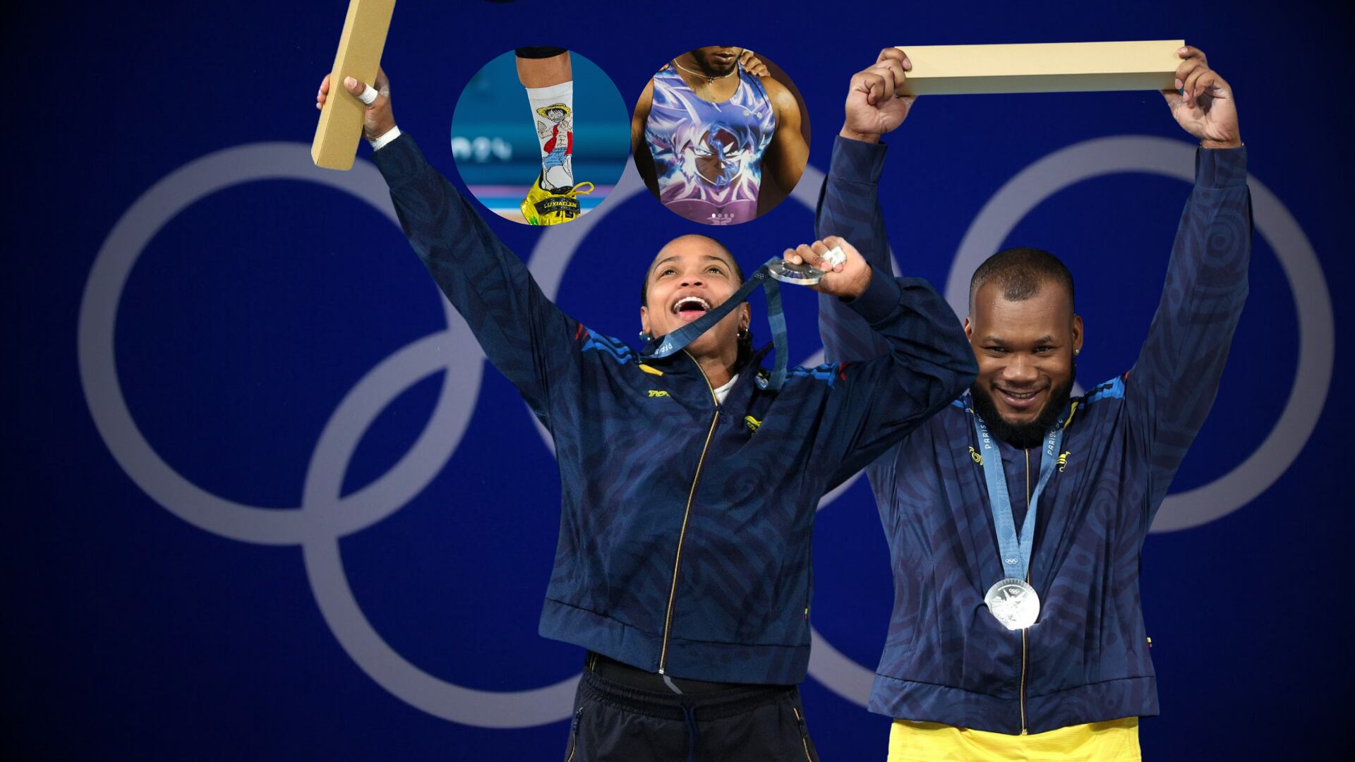 Mari Sánchez y Yeison López, medallistas colombianos en París 2024