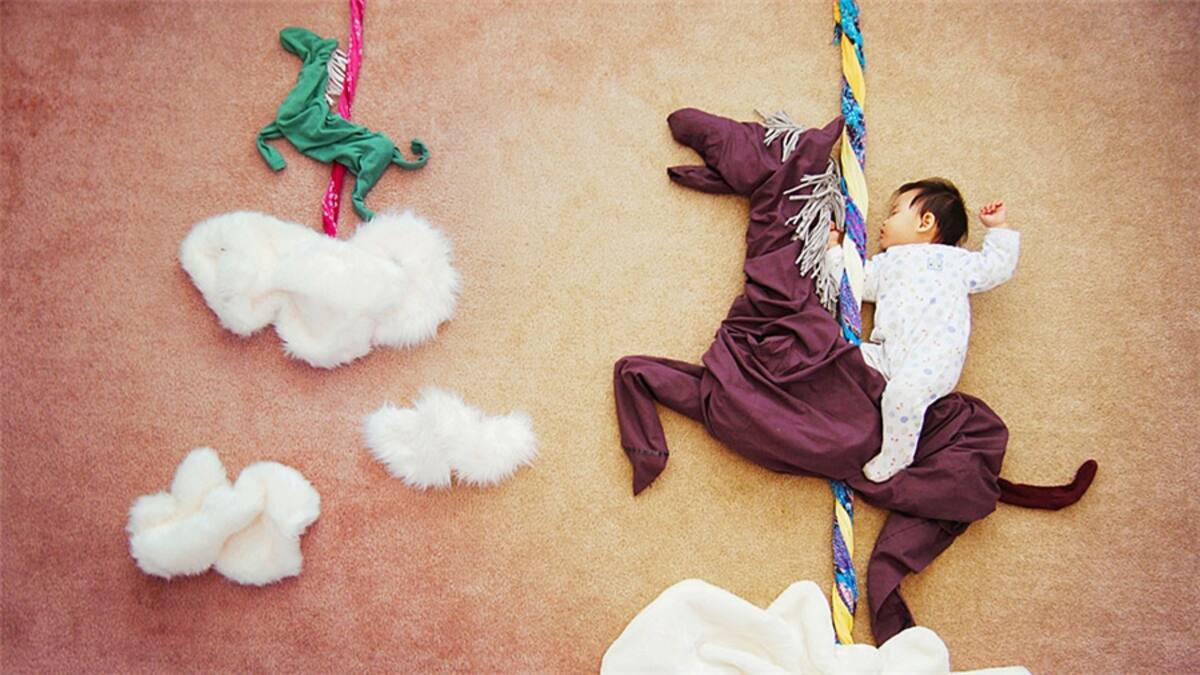 "Mi fuente de inspiración para los decorados son los cuentos de hadas de mi infancia y mis propios recuerdos y sueños infantiles", dice la madre del bebé.