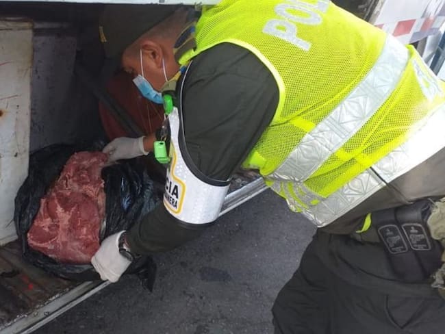 Decomisan carne venezolana que iba a ser distribuida en Santa Marta