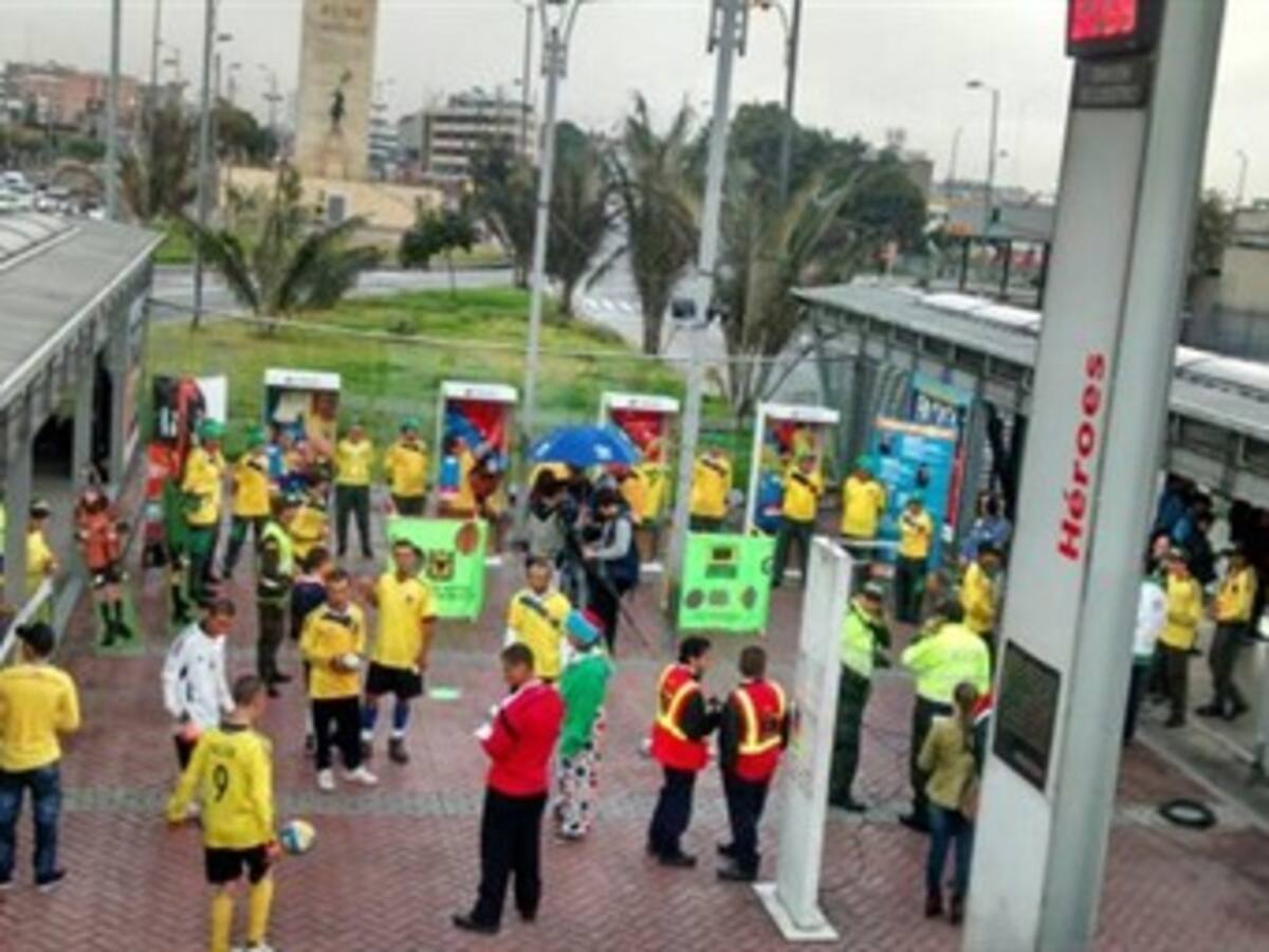 TransMilenio se viste de tricolor