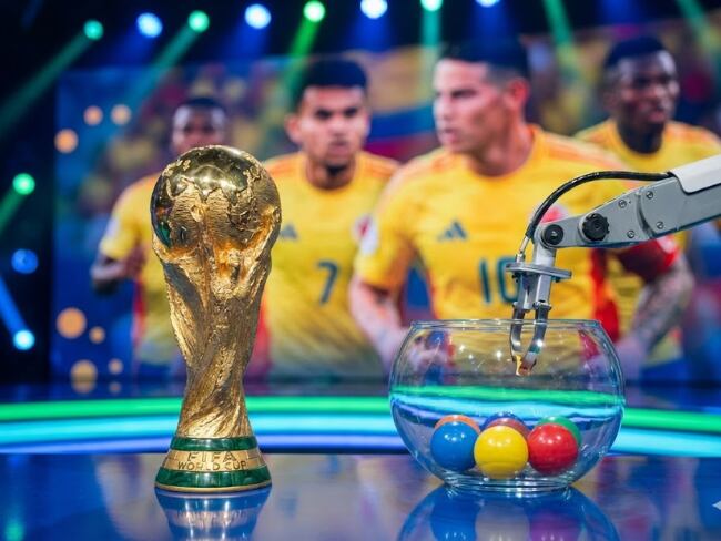 Sorteo del Mundial 2026: fecha, hora y cómo ver en vivo el evento desde América Latina // Caracol Radio // Imagen creada con Gemini IA de Google