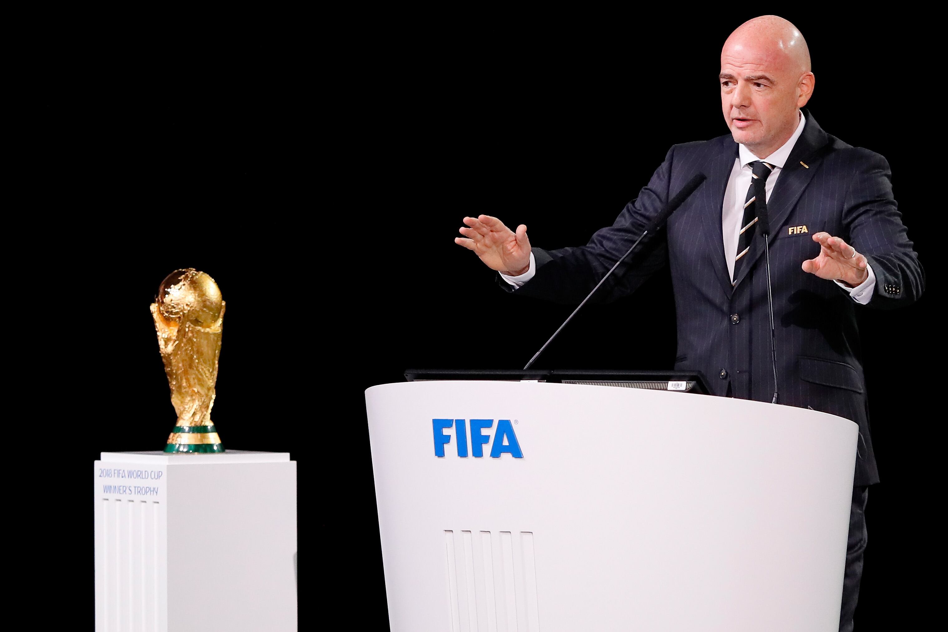 Presidente de la FIFA, Gianni Infantino. FOTO: Kevin C. Cox/Getty Images